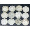 Image 6 : LOT OF 12 SILVER OLD QUARTERS