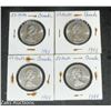 Image 6 : LOT OF 4 CANADA 50 CENT PIECES