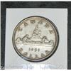 Image 2 : SILVER CANADA 1951 KING GEORGE CANADA $1 ONE DOLLAR COIN