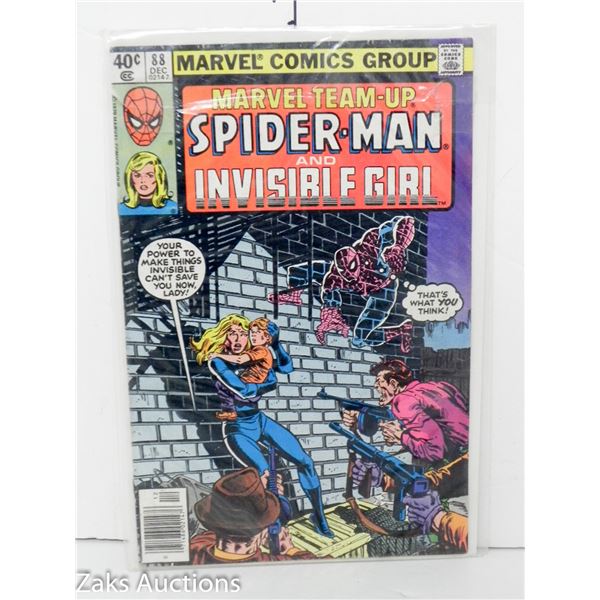 MARVEL COMICS GROUP SPIDER-MAN AND INVISIBLE GIRL NO 88 ISSUE