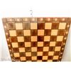 Image 2 : LARGE WOODEN CHESS BOARD GAME WITH WOODEN PIECES