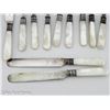 Image 2 : VINTAGE MOTHER OF PEARL KNIVES AND FORKS