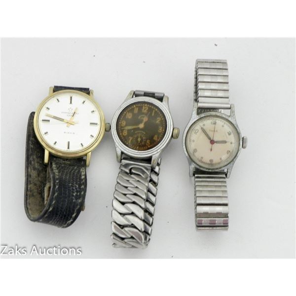 LOT OF 3 MENS WATCHES