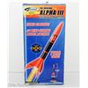 Image 1 : NEW ESTES THE ORIGINAL ALPHA III MODEL ROCKET START SET