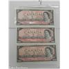 Image 1 : LOT OF 3 1954 CANADA $2 DOLLAR BANK NOTES