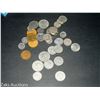 Image 2 : BIRKS BOX WITH ALL SORTS OF COINS AND TOKENS