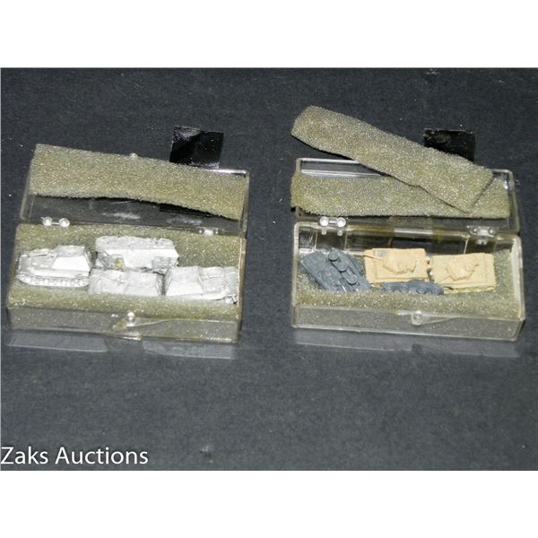 LOT 3 WWII 1/285 SCALE DIE CAST MICRO ARMOR TANKS