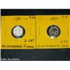 Image 1 : LOT OF 2 FOREIGN COINS