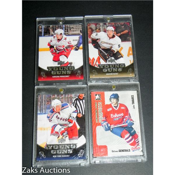 LOT OF 4 YOUNG GUNS AND PROSPECTS HOCKEY CARDS