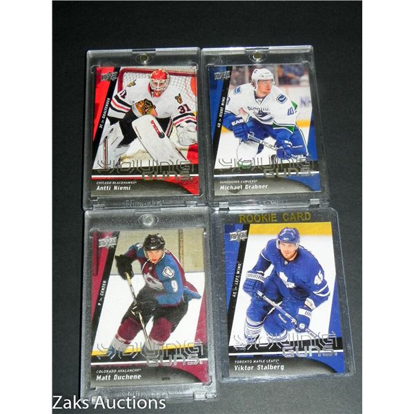 LOT OF 4 YOUNG GUNS HOCKEY CARDS