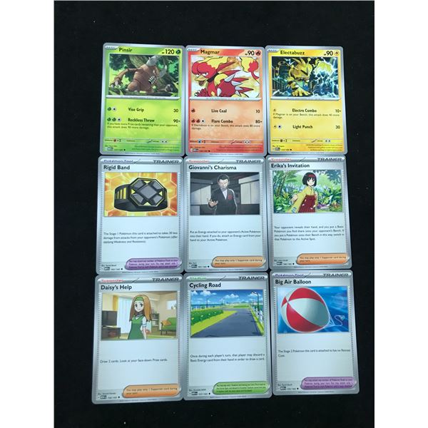 POKEMON INSERT AND FOIL CARD LOT