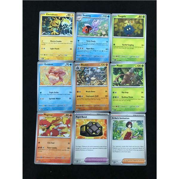 POKEMON INSERT AND FOIL CARD LOT