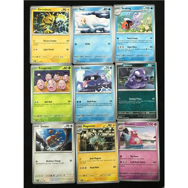 POKEMON INSERT AND FOIL CARD LOT