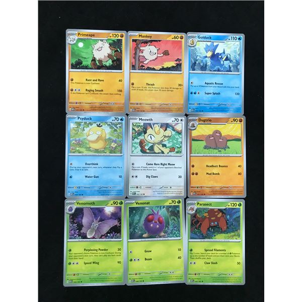 POKEMON INSERT AND FOIL CARD LOT