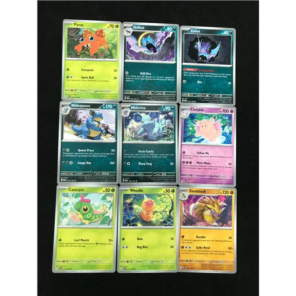 POKEMON INSERT AND FOIL CARD LOT