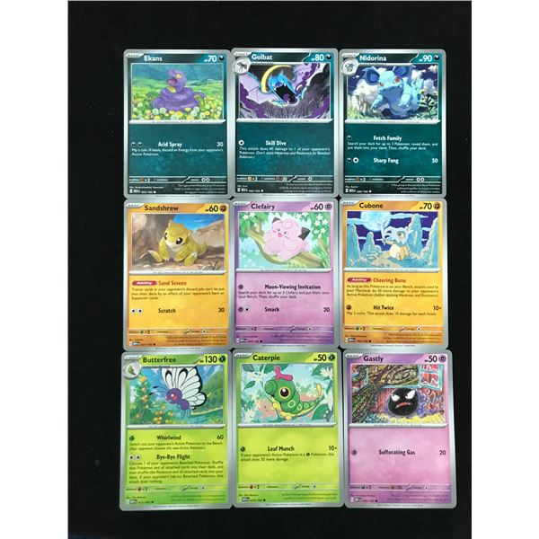POKEMON INSERT AND FOIL CARD LOT