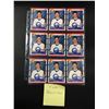 Image 1 : LOT OF 9 BRAD MAY NHL ROOKIE CARDS