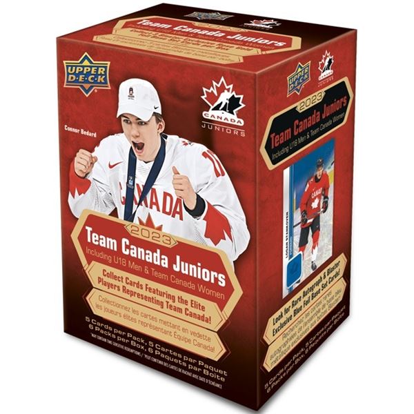 2023 Upper Deck Hockey Team Canada Juniors Blaster Box Factory Sealed