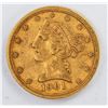 Image 1 : 1901-S $5 Liberty Head Half Eagle Gold Coin VF