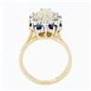 Image 8 : Vintage 14k Gold Marquise Opal Round Sapphire Diamond Halo Cocktail Ring