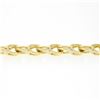 Image 5 : Vintage 14K Yellow Gold 6" Double Loop Open Ring Link Charm Chain Bracelet