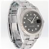 Image 2 : Rolex Mens Stainless Steel 41MM Rhodium Diamond Dial Datejust 2 Wristwatch