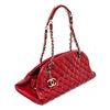 Image 2 : Chanel Bowler Bag shoulderbag red patent Leather