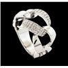 Image 4 : 0.33 ctw Diamond Ring - 14KT White Gold