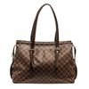 Image 1 : Louis Vuitton Damier Ebene Canvas Leather Chelsea Tote Bag