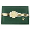 Image 4 : Rolex Mens 2 Tone 2.5CTW Bezel Champagne Jubilee Index 36MM Datejust Wristwatch