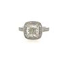 Image 1 : 3.64 ctw Diamond Ring - 14KT White Gold