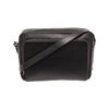 Image 1 : Prada Square Zip Around messenger bag black leather