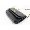 Image 4 : Chanel Round Flap Shoulder Bag Black Lambskin