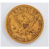 Image 2 : 1903-S  $5 Liberty Head Half Eagle Gold Coin VF