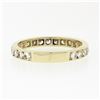 Image 7 : Classic 14k Gold 1.0 ctw 23 Channel Set Round Diamond Stackable Wedding Band Rin