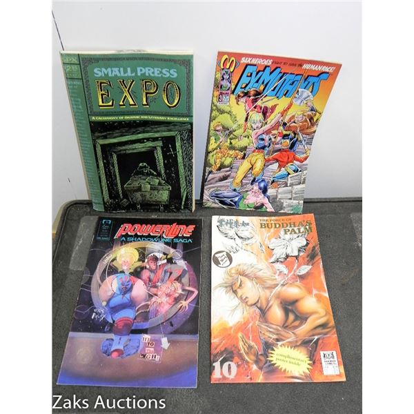 LOT OF 4 ODDBALL COMIC BOOKS LOT 3