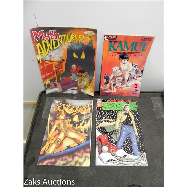 LOT OF 4 ODDBALL COMIC BOOKS LOT 5