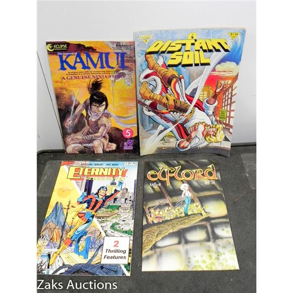 LOT OF 4 ODDBALL COMIC BOOKS LOT 6