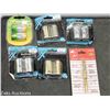 Image 1 : LOT OF 5 RECHARGEABLE BATTERIES AND 1 POCKET AIR BLOW GUN