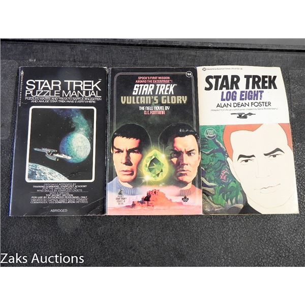 LOT OF 3 STAR TREK PAPERBACKS LOT 1