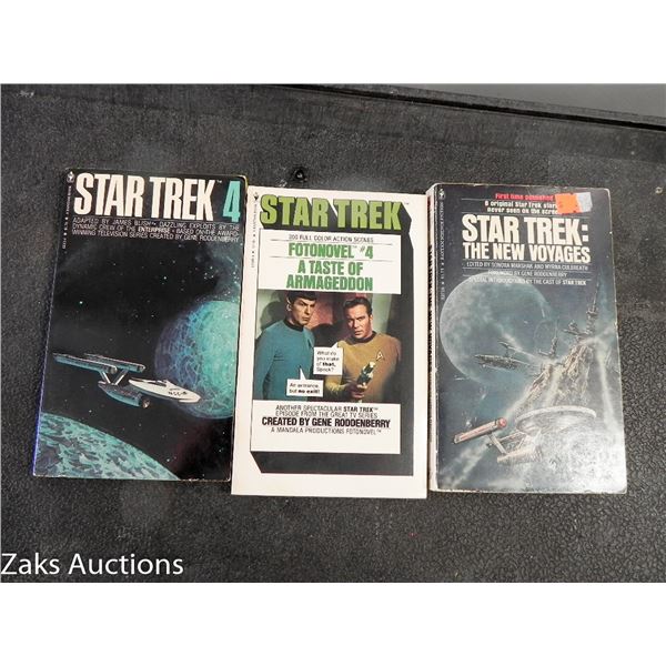 LOT OF 3 STAR TREK PAPERBACKS LOT 4