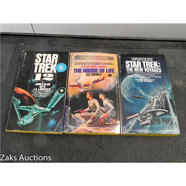 LOT OF 3 STAR TREK PAPERBACKS LOT 5