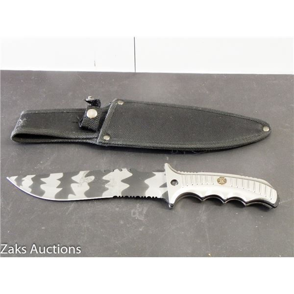 CAMO KNIFE WITH SHEATH