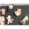 Image 3 : LOT OF VINTAGE BABY FACE DOLLS AND FIGURINES