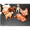 Image 4 : LOT OF VINTAGE ANIMAL FIGURINES