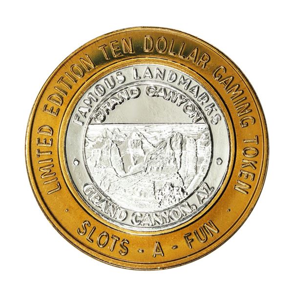 .999 Silver Slots A Fun Casino Las Vegas, NV $10 Limited Edition Casino Gaming Token