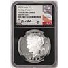 Image 1 : 2023-S $1 Proof Peace Silver Dollar Coin NGC PF70 Ultra Cameo FDOI Iskowitz Signature