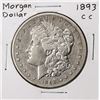 Image 1 : 1893-CC $1 Morgan Silver Dollar Coin