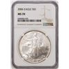 Image 1 : 2006 $1 American Silver Eagle Coin NGC MS70