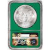 Image 2 : 2011 $1 American Silver Eagle Coin NGC MS69 Green Core 25th Anniversary